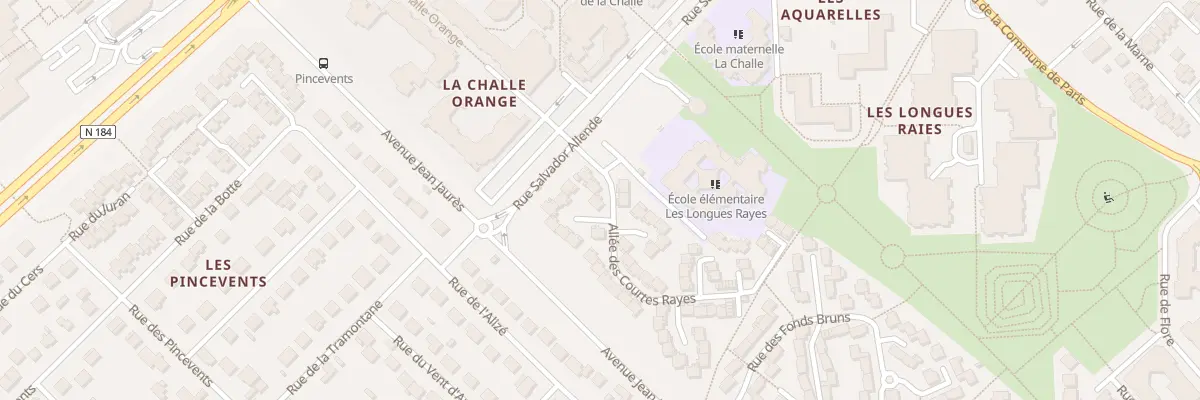 Plan du 52 All des Courtes Rayes à Éragny-sur-Oise