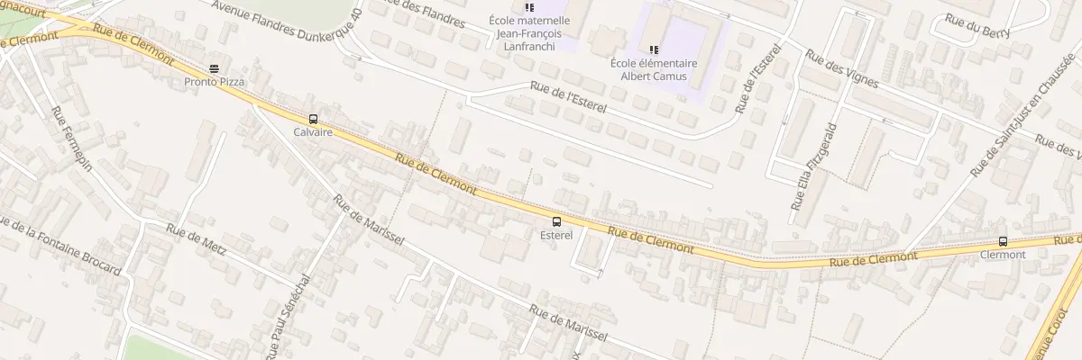Plan du 111 Rue de Clermont à Beauvais