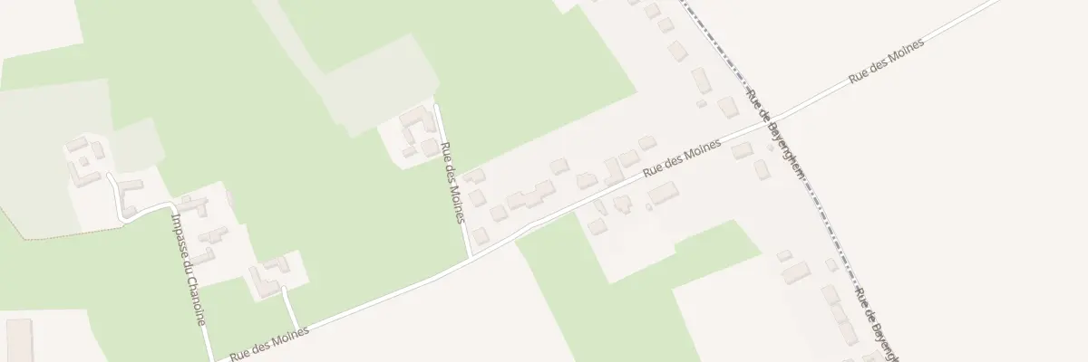 Plan du 445 Rue des Moines à Nordausques