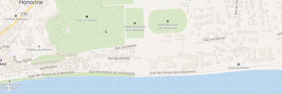Plan du 24Q Rue aux Moines à Conflans-Sainte-Honorine