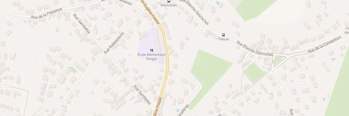 Plan du 44 Rue Eugène Pottier à Vierzon