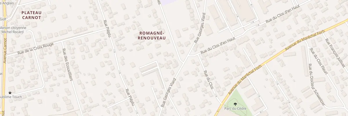 Plan du 1B Rue des Basses Roches à Conflans-Sainte-Honorine