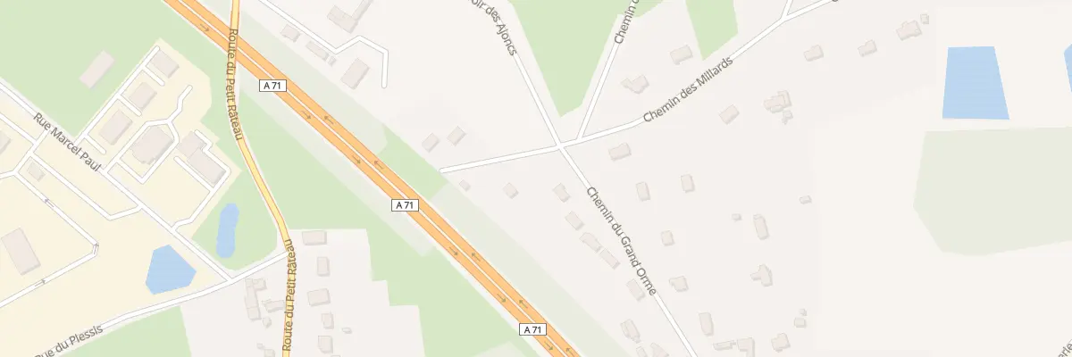 Plan du 6 Che des Millards à Vierzon