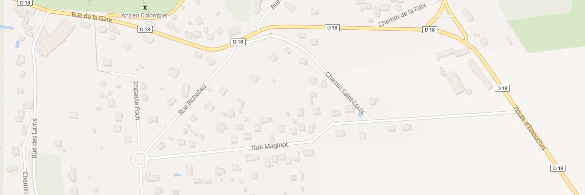 Plan du 17B Rue Maginot au Mérévillois