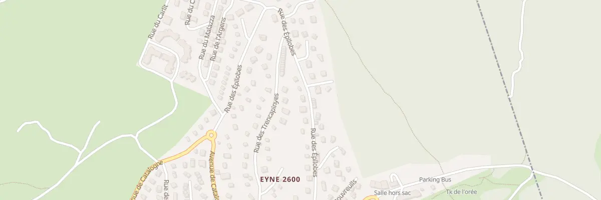 Plan du 89 Roques Blanques à Eyne