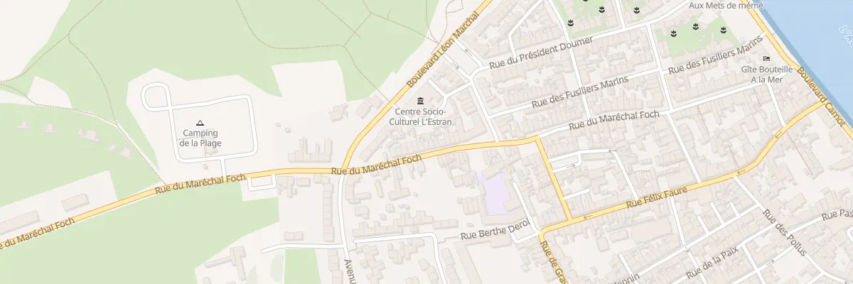 Plan du 90 Rue du Mal Foch à Grand-Fort-Philippe