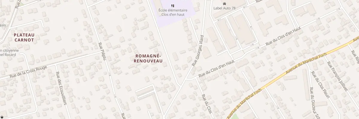 Plan du 6B Rue des Basses Roches à Conflans-Sainte-Honorine