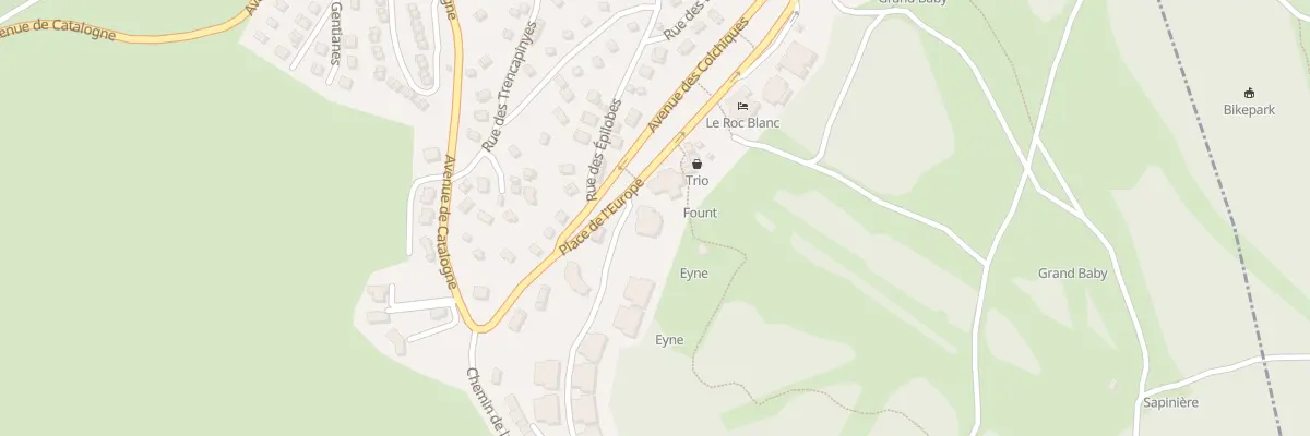 Plan du 1 Rue des Lupins à Eyne