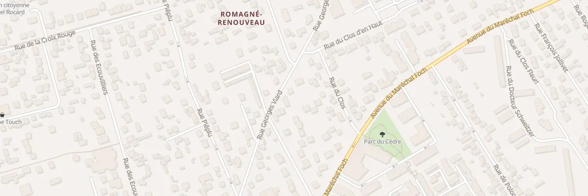 Plan du 28 Rue Georges Viard à Conflans-Sainte-Honorine