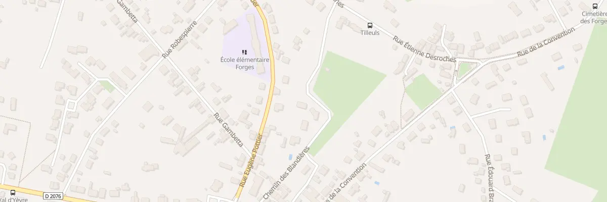 Plan du 36D Rue Eugène Pottier à Vierzon