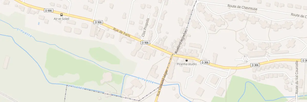 Plan du 128 Rue de Paris à Saint-Rémy-lès-Chevreuse