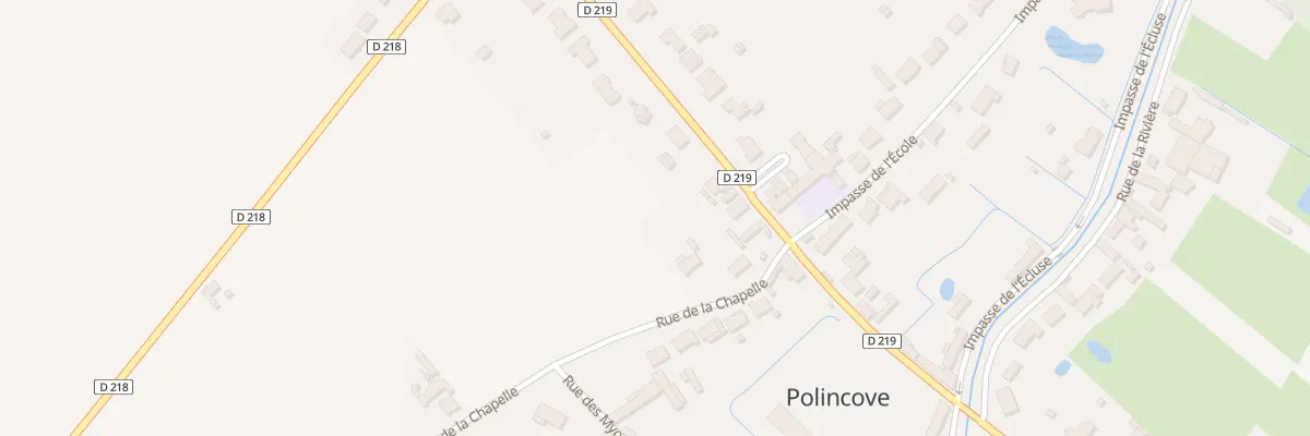 Plan du 56 Rue de la Chapelle à Polincove