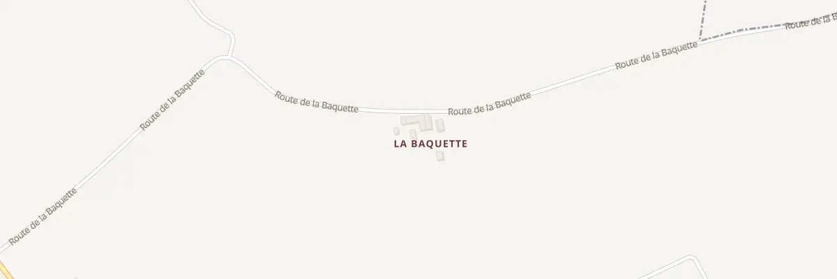 Plan du 2 Rte de la Baquette à Lagardiolle