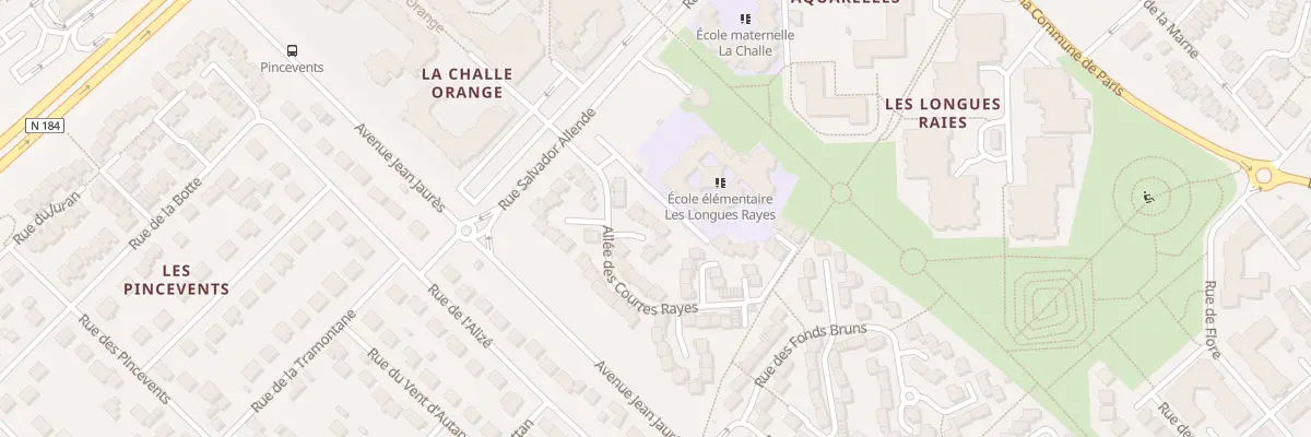 Plan du 4 All des Courtes Rayes à Éragny-sur-Oise