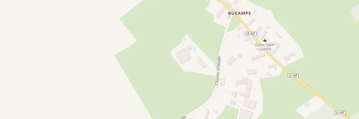 Plan du 5 Che d’Hesdin Hameau de Bucamps à Azincourt