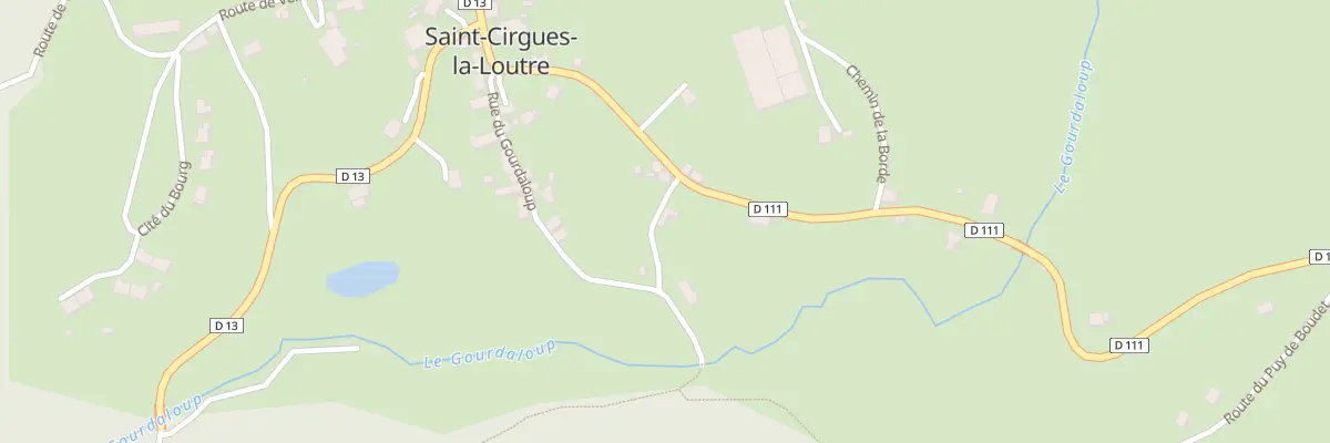 Plan du 5001 Le Bourg à Saint-Cirgues-la-Loutre