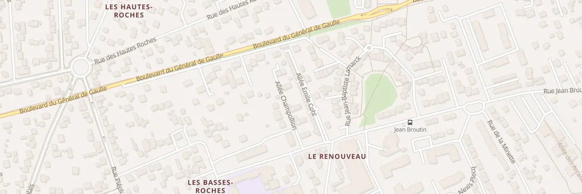 Plan du 6B All Champollion à Conflans-Sainte-Honorine