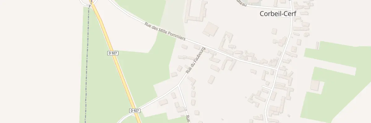Plan du 37 Rue du Faubourg à Corbeil-Cerf