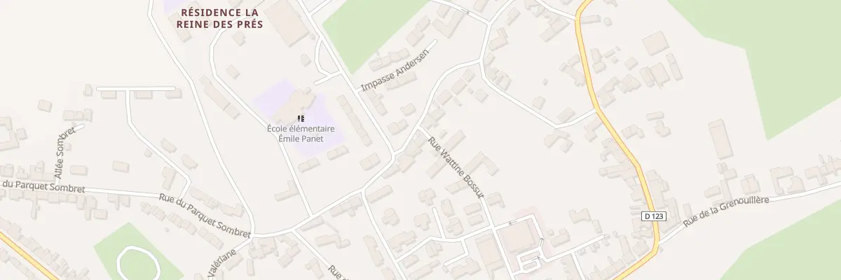 Plan du 15 Rue Wattinne Bossut à Auchy-lès-Hesdin
