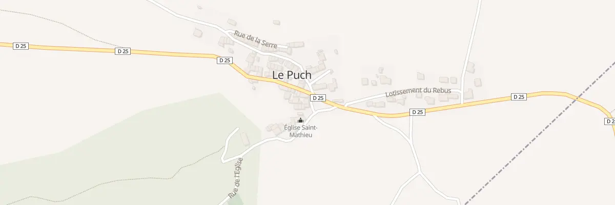 Plan du 23 Le Village au Puch