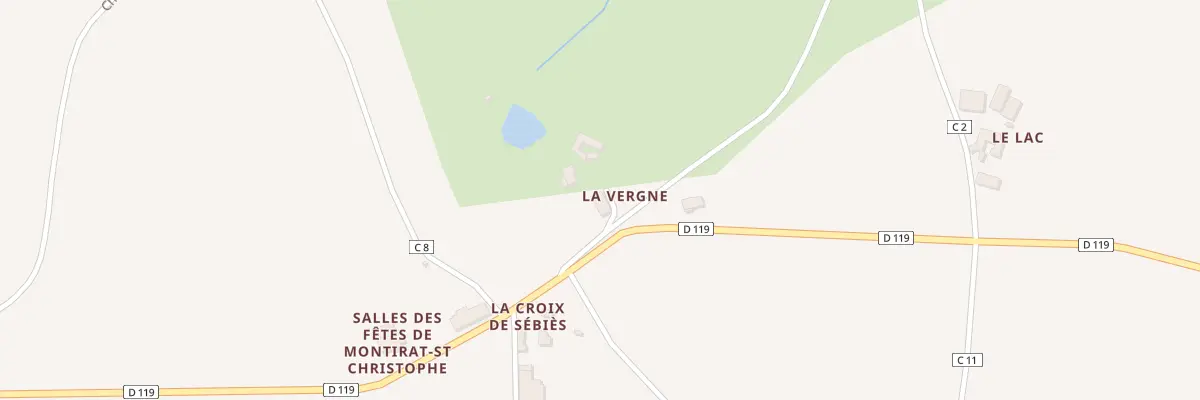 Plan du 65 Che de La Vergne à Montirat