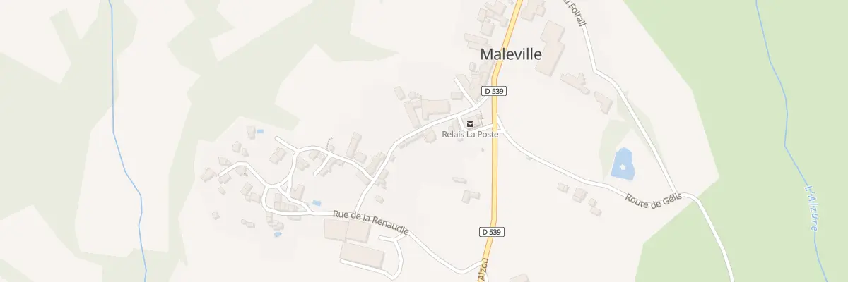 Plan du 5012 Maleville à Maleville