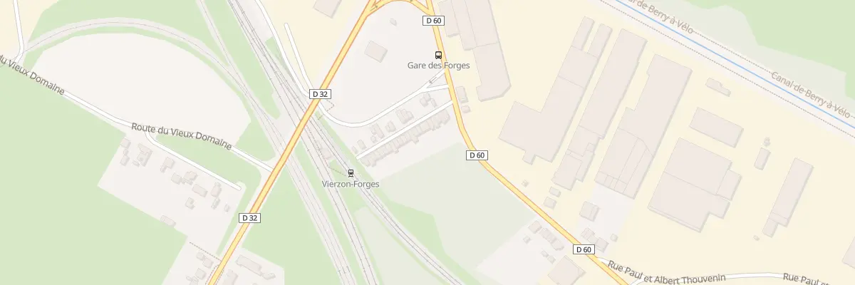 Plan du 15 Imp Ancienne Cite Verrerie à Vierzon