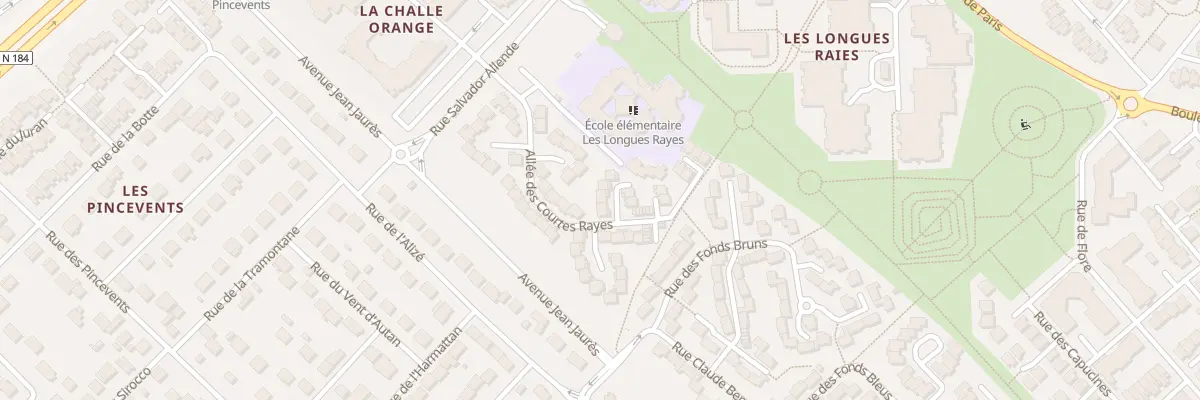 Plan du 14 All des Courtes Rayes à Éragny-sur-Oise