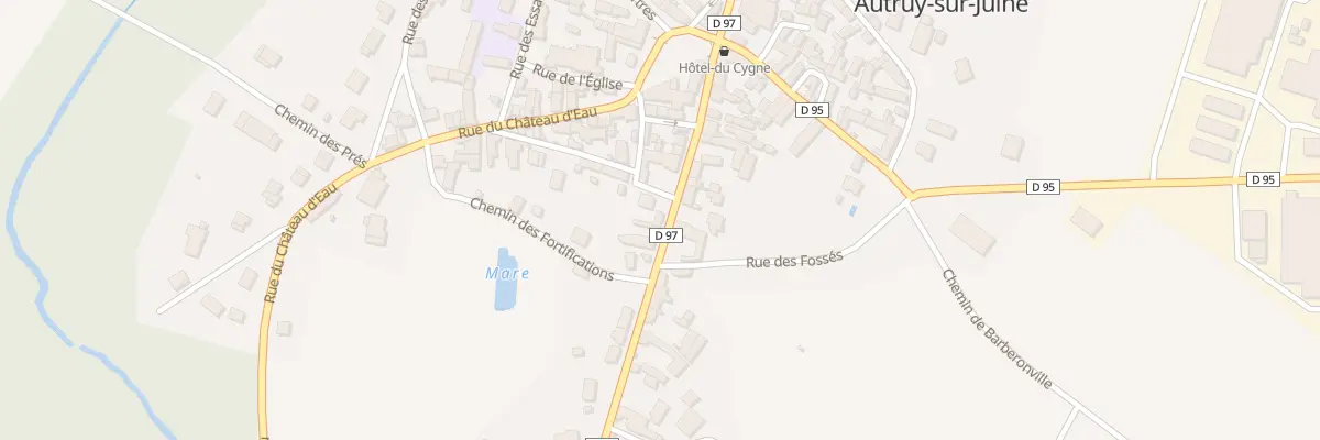Plan du 36 Rue de la Libération à Autruy-sur-Juine
