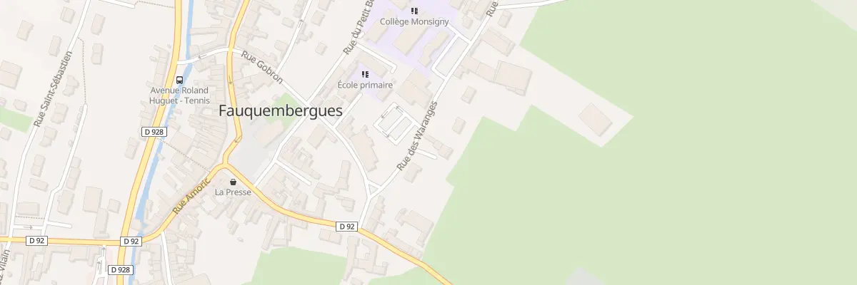 Plan du 10 Rue des Waranges à Fauquembergues