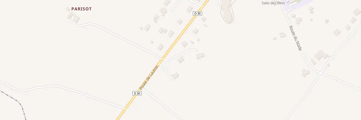 Plan du 19 Rte de Lautrec à Montdragon