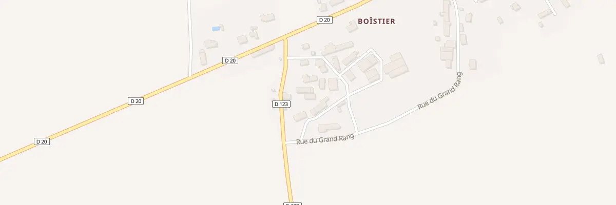 Plan du 118 Boistier à Cerbois