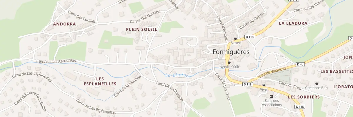 Plan du 34 Cami de la Ribera à Formiguères