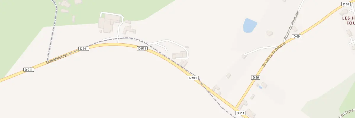 Plan du 5333 La Baraque de Pachins au Bas Ségala