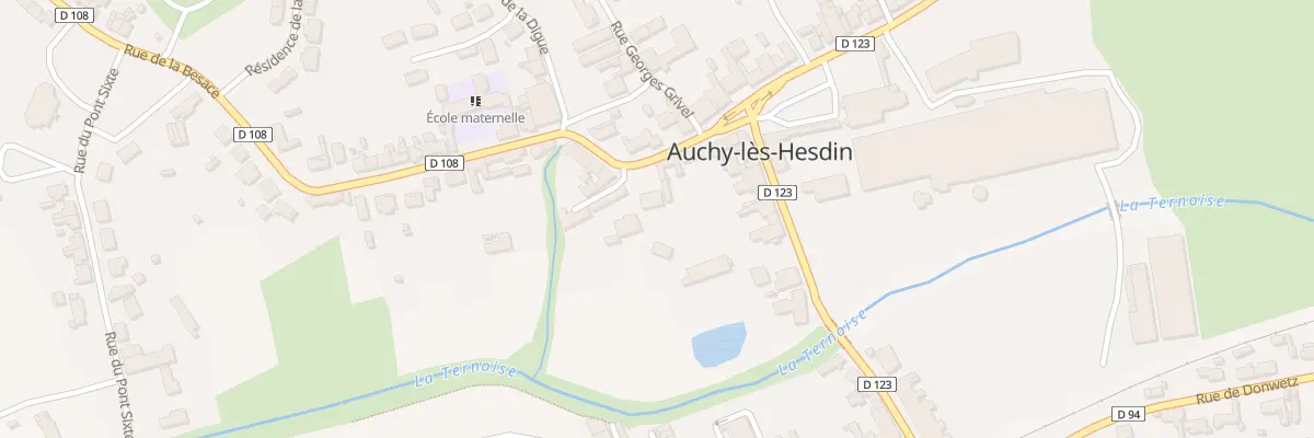 Plan du 9 Rue de la Besace à Auchy-lès-Hesdin