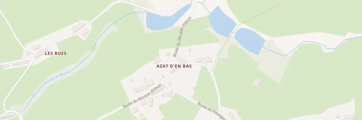 Plan du 10 Azat à Cressat