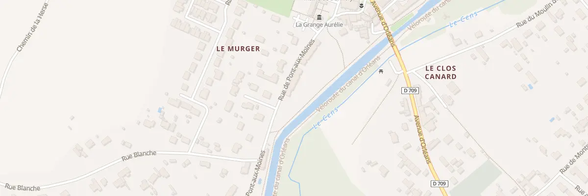 Plan du 23 Rue du Pont aux Moines à Donnery