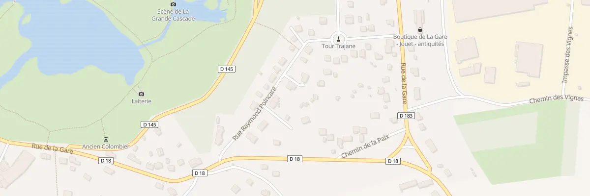 Plan du 6B Rue Raymond Poincare au Mérévillois