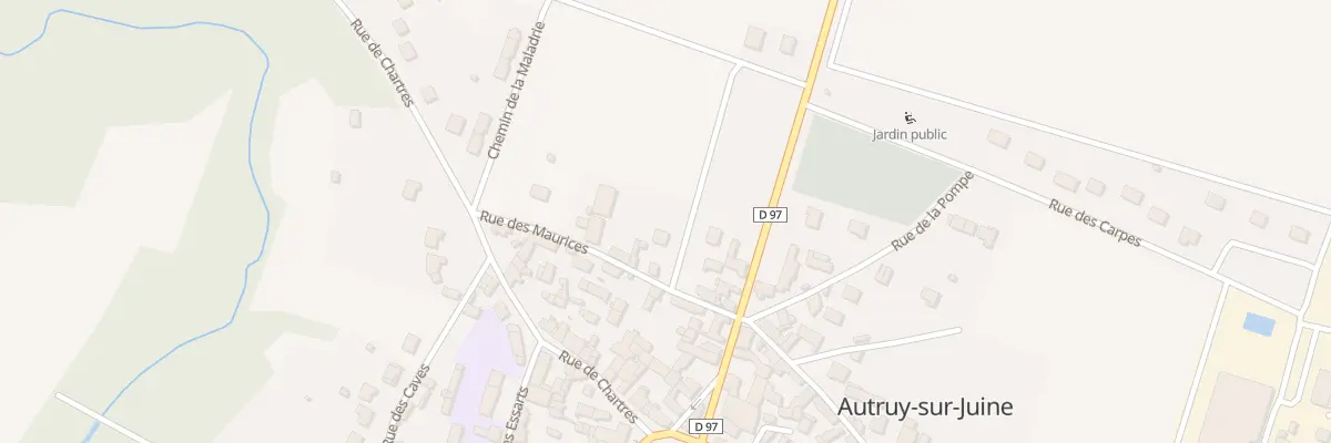 Plan du 6 Rue des Maurices à Autruy-sur-Juine