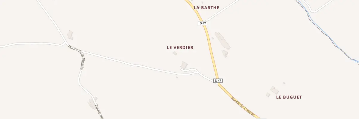 Plan du 5082 Le Verdier à Puycalvel