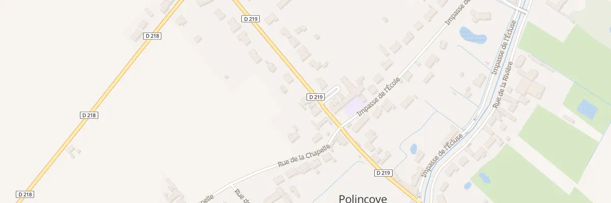 Plan du 219 Rue de la Mairie à Polincove