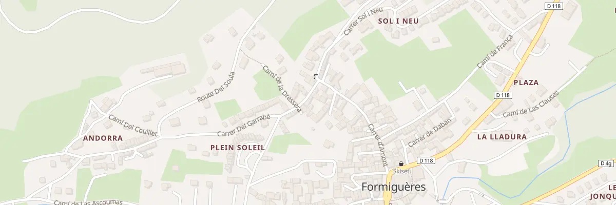 Plan du 35 Cae d’Amont à Formiguères