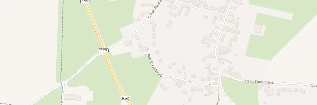 Plan du 14 Rue du Faubourg à Corbeil-Cerf