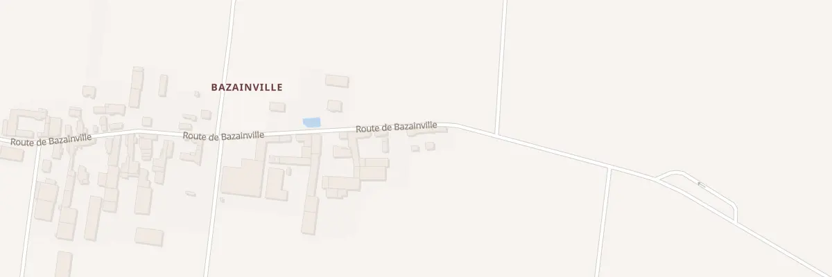 Plan du 3 Bazainville à Greneville-en-Beauce