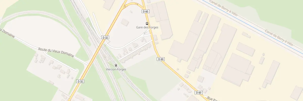 Plan du 3 Imp Ancienne Cite Verrerie à Vierzon