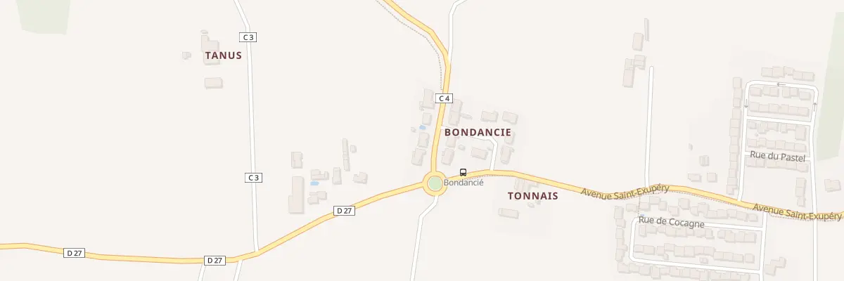 Plan du 2 Hameau de Bondancie au Sequestre