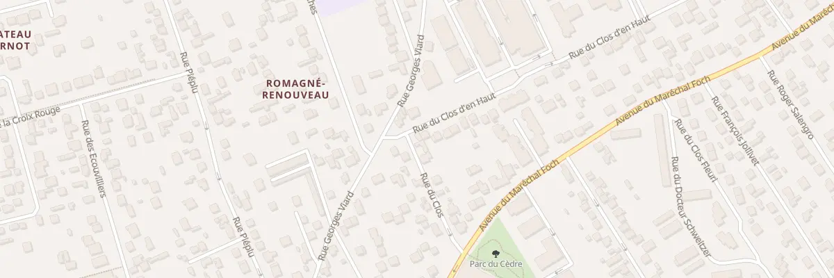 Plan du 8 Rue du Clos d’en Haut à Conflans-Sainte-Honorine