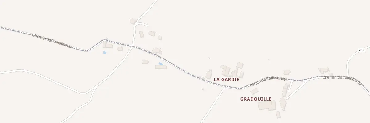 Plan du 1105 Che de Tailleferrier au Sequestre