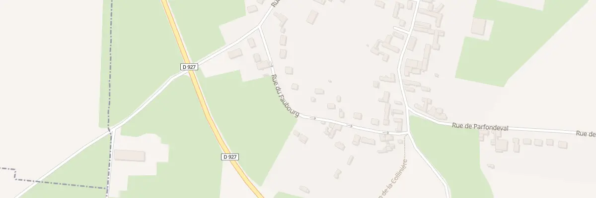 Plan du 12 Rue du Faubourg à Corbeil-Cerf