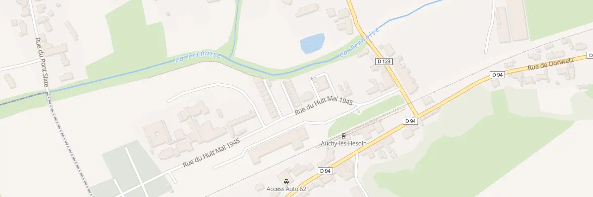 Plan du 7 Rue du Huit Mai à Auchy-lès-Hesdin